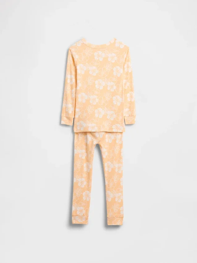 Conjunto de pijama de algodón orgánico cepillado GAP × Disney para Bebé y Niño