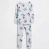 Conjunto de pijama de algodón orgánico cepillado GAP × Disney para Bebé y Niño
