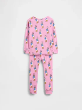 Conjunto de pijama de algodón orgánico cepillado GAP × Disney para Bebé y Niño