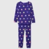 Conjunto de pijama de algodón orgánico cepillado para bebés y niños