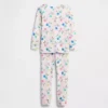 Conjunto de pijama de algodón orgánico cepillado para bebés y niños