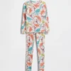 Conjunto de pijama de algodón orgánico cepillado para niños
