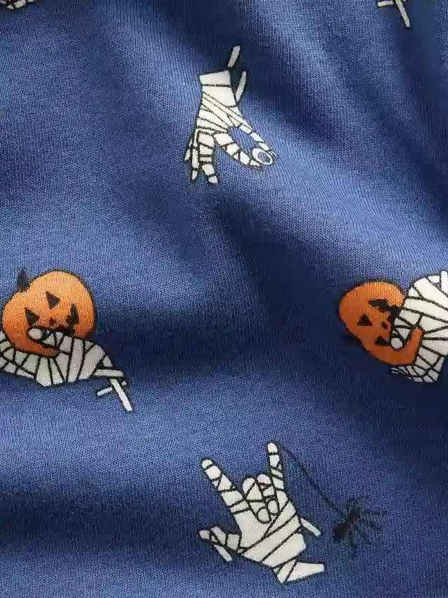 Conjunto de pijama de algodón orgánico cepillado para niños