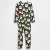 Conjunto de pijama de fiestas de algodón orgánico cepillado para niños y bebés