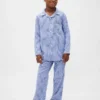 Conjunto de pijama de franela reciclada para niños