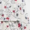 Conjunto de pijama de pantalones cortos de Snoopy reciclado para niños