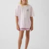Conjunto de pijama de pantalones cortos reciclado para niños