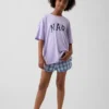 Conjunto de pijama de pantalones cortos reciclado para niños