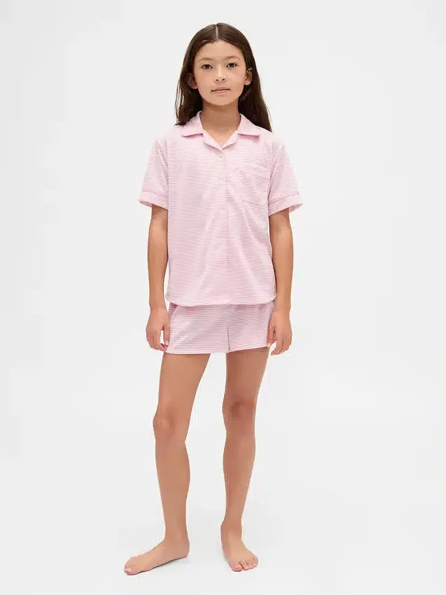 Conjunto de pijama de pantalones cortos reciclado para niños
