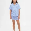 Conjunto de pijama de pantalones cortos reciclado para niños
