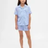 Conjunto de pijama de pantalones cortos reciclado para niños