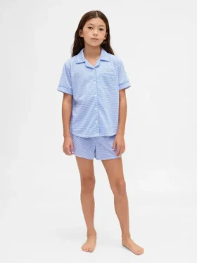 Conjunto de pijama de pantalones cortos reciclado para niños