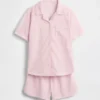 Conjunto de pijama de pantalones cortos reciclado para niños