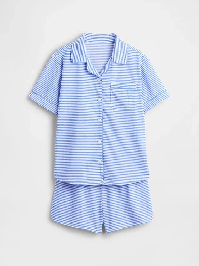 Conjunto de pijama de pantalones cortos reciclado para niños