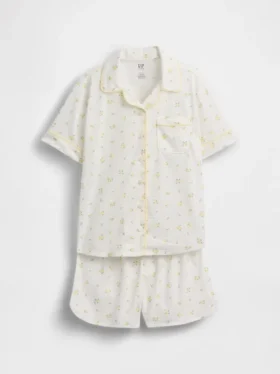 Conjunto de pijama de pantalones cortos reciclado para niños