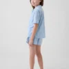 Conjunto de pijama de pantalones cortos reciclado para niños