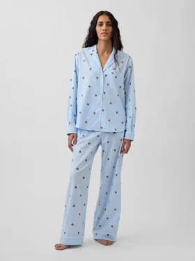 Conjunto de pijama de popelín