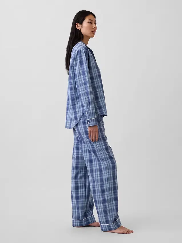 Conjunto de pijama de popelín