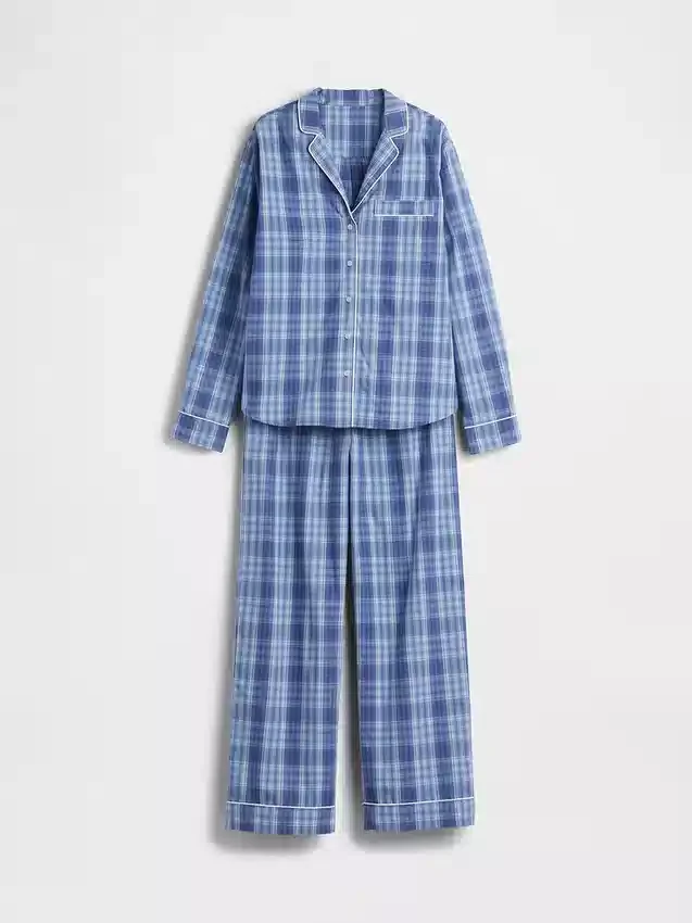 Conjunto de pijama de popelín