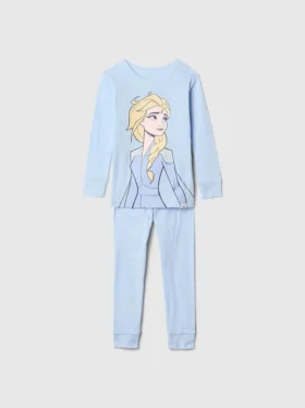 Conjunto de pijama de princesa de algodón orgánico cepillado de GAP × Disney Baby