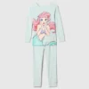 Conjunto de pijama de princesa de algodón orgánico cepillado de GAP × Disney Baby