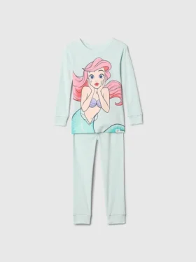 Conjunto de pijama de princesa de algodón orgánico cepillado de GAP × Disney Baby