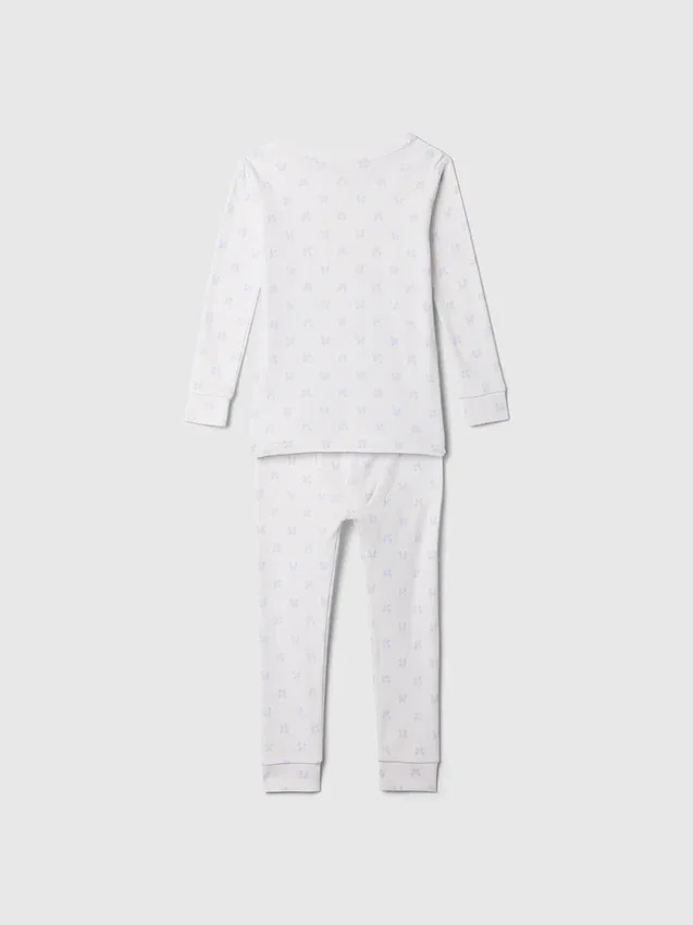 Conjunto de pijama de princesa de algodón orgánico cepillado de GAP × Disney Baby