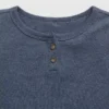 Conjunto de pijama Henley de algodón orgánico para niños