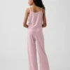 Conjunto de pijama para niños con camiseta sin mangas de punto pointelle reciclado