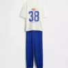 Conjunto de pijama para niños con pantalones joggers oversize reciclados de Superman