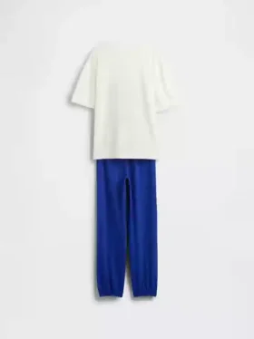 Conjunto de pijama para niños con pantalones joggers oversize reciclados de Superman