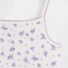 Conjunto de pijama para niños de algodón orgánico cepillado con camiseta sin mangas y pantalones cortos
