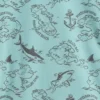 Conjunto de pijama para niños de algodón orgánico cepillado con mapa pirata en forma de pantalones cortos