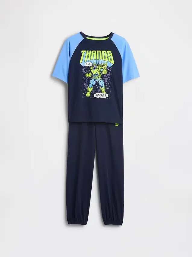 Conjunto de pijama para niños de Marvel con pantalones jogger reciclados