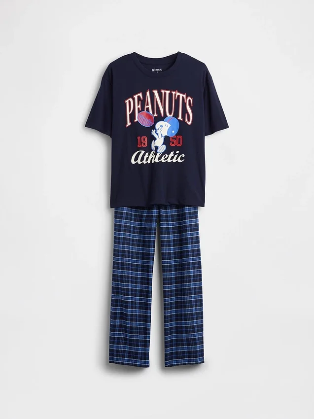 Conjunto de pijama reciclado de Snoopy para niños