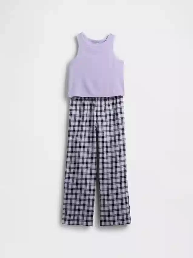 Conjunto de pijama sin mangas reciclado para niños