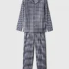 Conjunto de pijamas de popelín para adultos