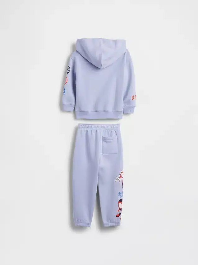 Conjunto de sudadera con capucha Vintagesoft de Marvel para bebés y niños pequeños