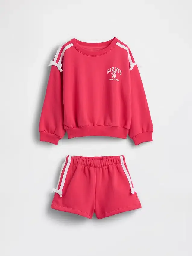 Conjunto de sudadera con logo de lazo Vintagesoft para Bebé y Niño