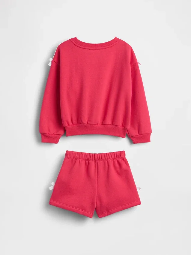 Conjunto de sudadera con logo de lazo Vintagesoft para Bebé y Niño