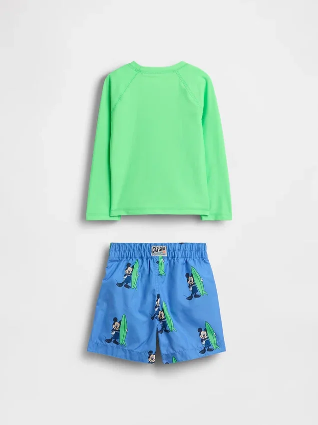Conjunto de traje de baño con camiseta protectora GAP × Disney para Bebé y Niño