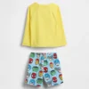 Conjunto de traje de baño con camiseta protectora Marvel para bebés y niños