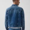 Consigue la chaqueta de mezclilla azul «Relaxed Icon»