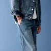 Consigue la chaqueta de mezclilla azul «Relaxed Icon»