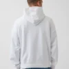 Consigue la sudadera con capucha de felpa francesa gruesa azul con logotipo