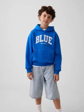 Consigue la sudadera con capucha holgada Vintagesoft para niños de Get Blue