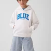 Consigue la sudadera con capucha holgada Vintagesoft para niños de Get Blue