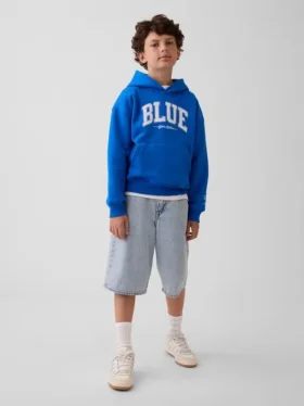 Consigue la sudadera con capucha holgada Vintagesoft para niños de Get Blue