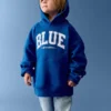 Consigue la sudadera con capucha holgada Vintagesoft para niños de Get Blue