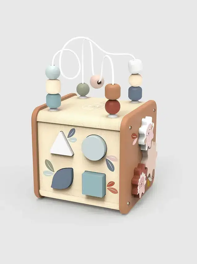 Cubo de actividades 5 en 1 para niños pequeños